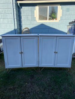 Modern entryway cabinet