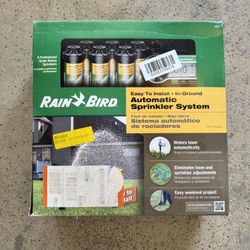 Rain bird sprinkler system - new
