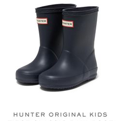 Kids Classic Hunter Rain Boots Size 10 US