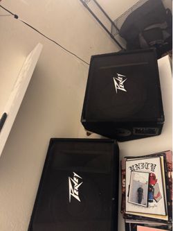 2 Peavy 12 M 500 watts Floor Monitors