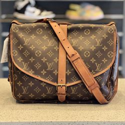 Louis Vuitton Saumur Flap Messenger Bag