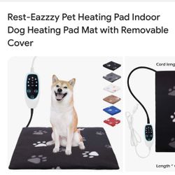 Rest Eazzzy Pet Heating Pad Dog Cat New 