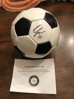 Dos Santos Signed Ball