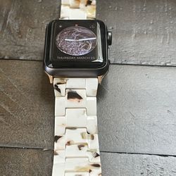 Resin Watch band For Apple Milk And Honey 