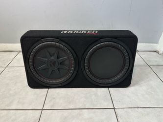 Dual 12 inch Kicker Subwoofers with Box