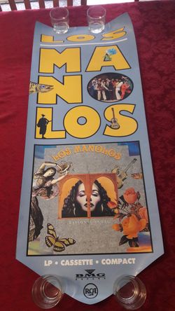 Los Manolos 1990 promo poster