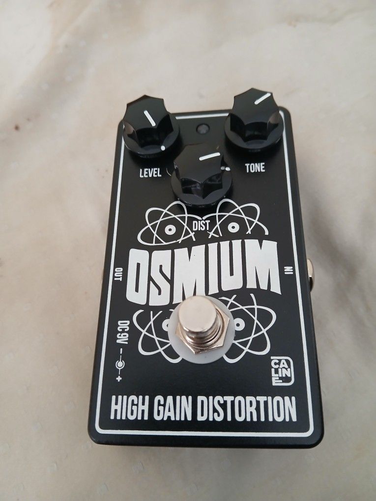 Guitar Distortion Pedal For Sal Brand New Never Plugged Up Osmium High Gain Distortion 
