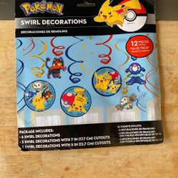 POKÉMON HAPPY BIRTHDAY DECORATIONS TAKE ALL $15
