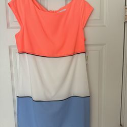 Jessica Simpson Color Block Dress Size 10