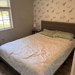 Queen Bed (Headboard, frame, and mattress) for Sale