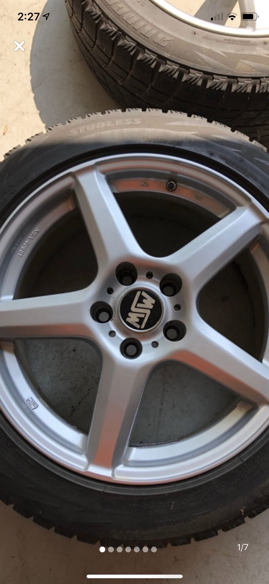 VW/Audi rims 5x112 MSW