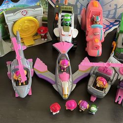 PawPatrol toy lot Vehicle y figures