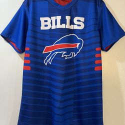 Buffalo Bills Reversible Athletic Short Sleeve Top Adult Sz Medium