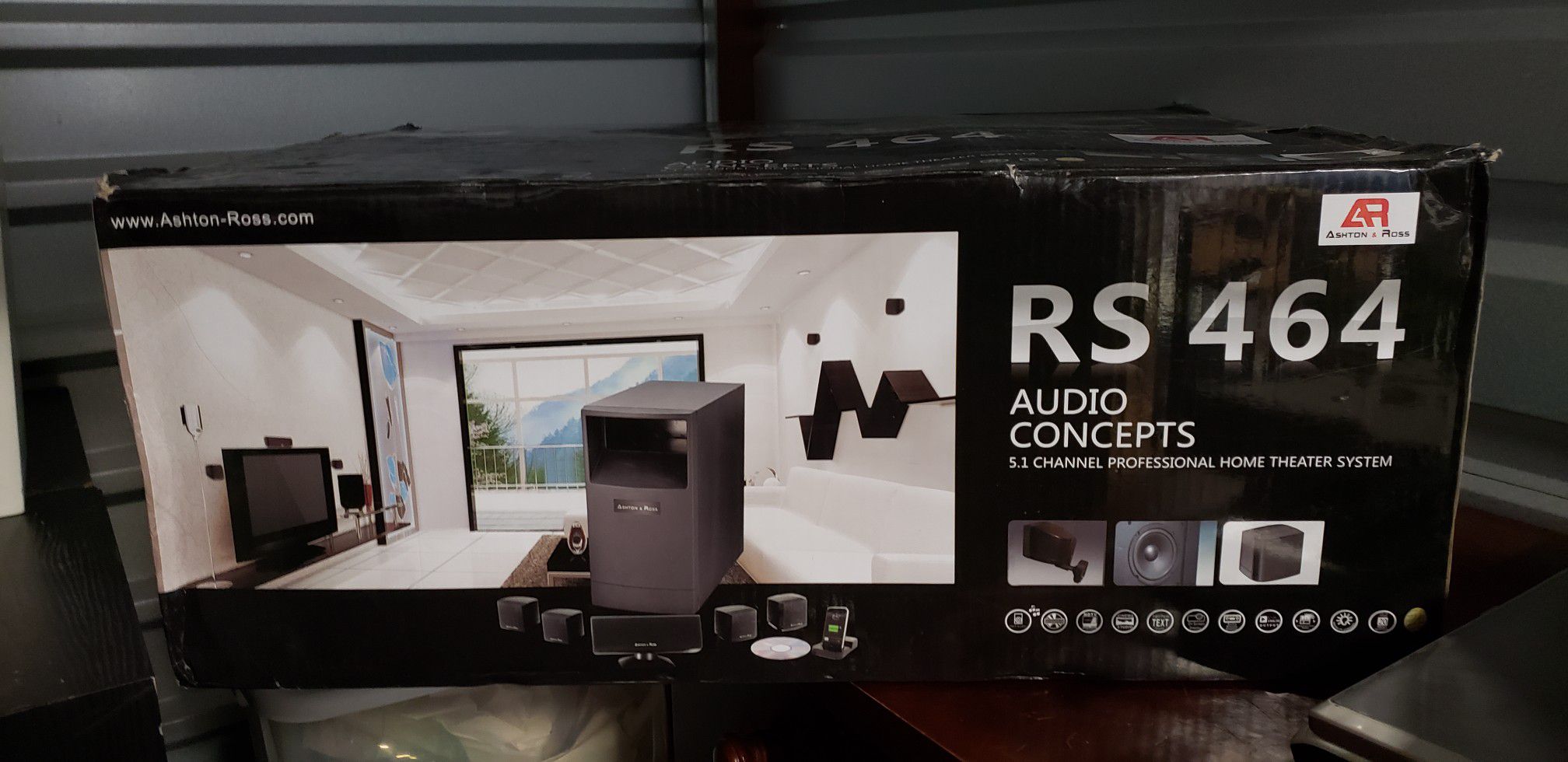 NEW!! Ashton-Ross Audio Concepts Pro-Series RS 464 Home Theater Speakers