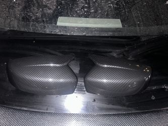 G37 M Style Carbon Mirror Caps (NOT CARBON)