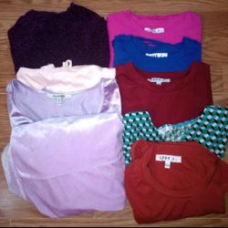 Women’s XL Tops Bundle Lot – 9 Items NWT
