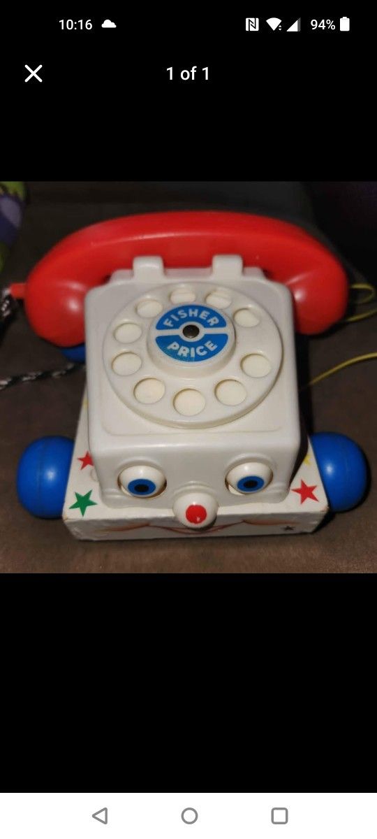 Vintage Toy Telephone 