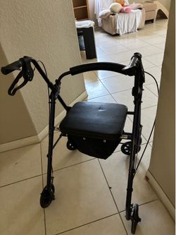 Walker with storage space