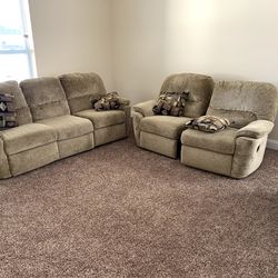 Sofa 3-Piece and 2-seater sofa and a recliner