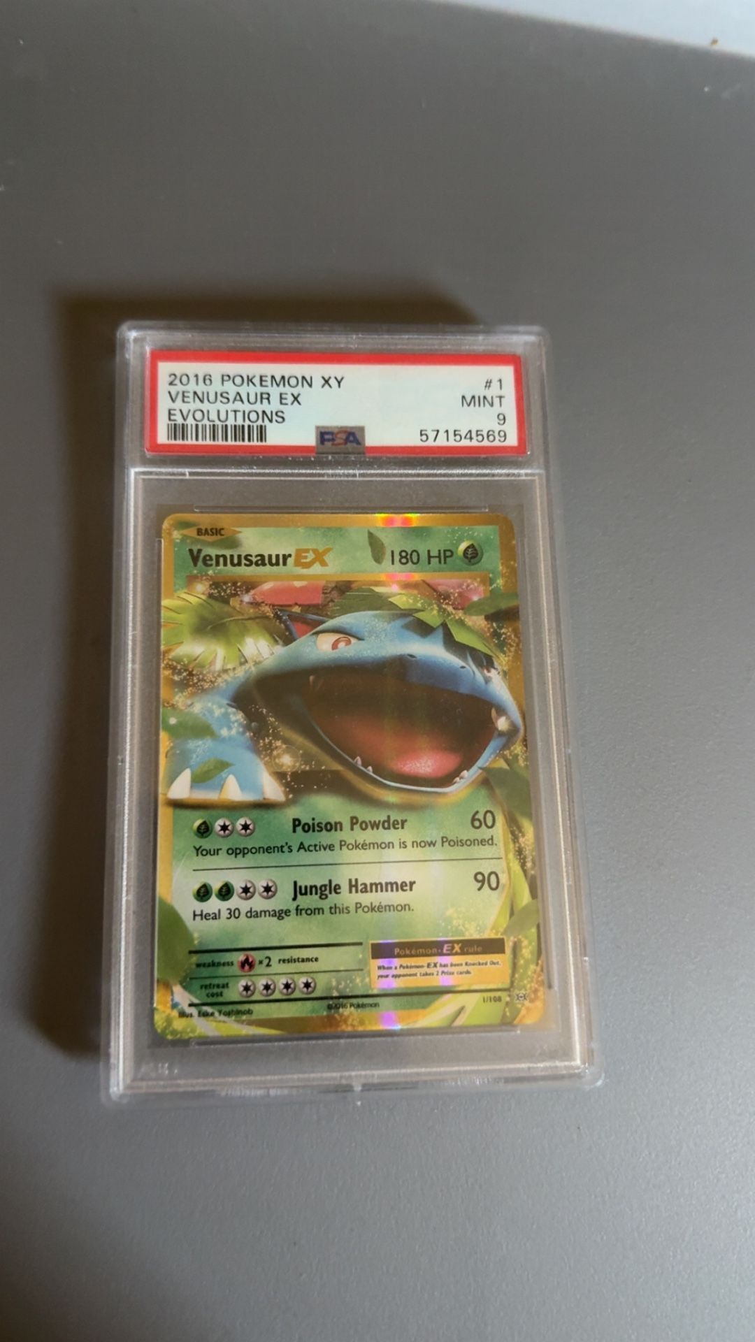 Venusaur EX PSA 9