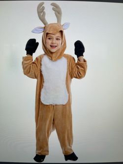 EVGVAT Kids Reindeer Costume (5-7 Years)