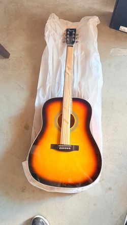 Brand New Full-Size Acoustic Guitar with Bag – $30(No Warranty)