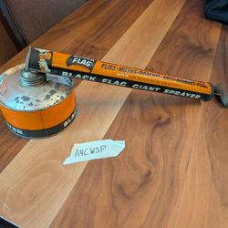 Black Flag Vintage Bug Sprayer Can