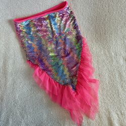 Sequins Mermaid Tail Swim Suit Cover Up