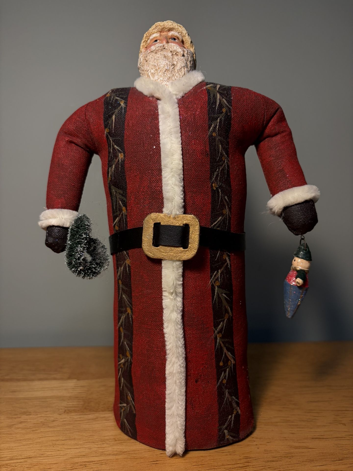 RARE Department 56 Santa Claus Doorstop. New Old Stock.