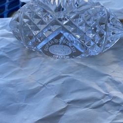 This is a Waterford Crystal San Francisco 49ers Super Bowl XXIX Champions football paperweight.  Made by Waterford Crystal, a renowned producer of fin