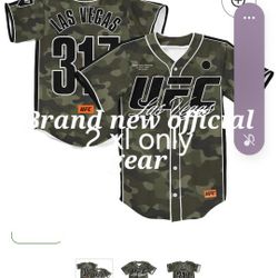 UFC BRAND NEW OFFICIAL CAMOUFLAGE JERSEY 