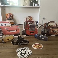 Cars Theme Birthday Cut Outs