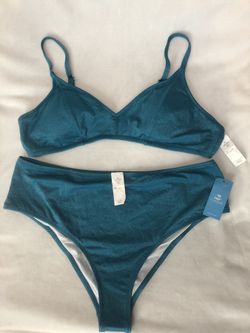 New Sparkly Turquoise Bikini