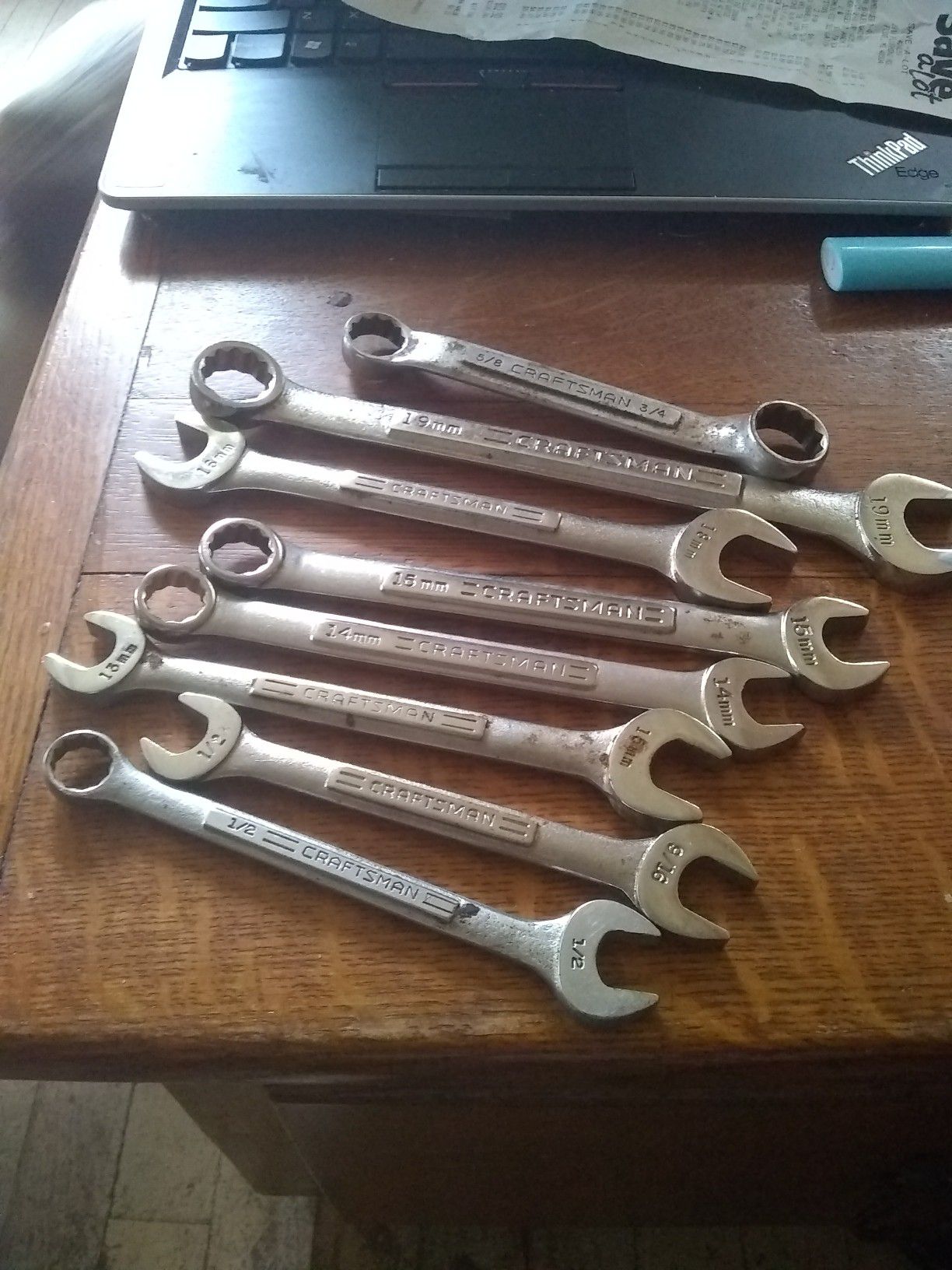 8 Craftsman wrenches