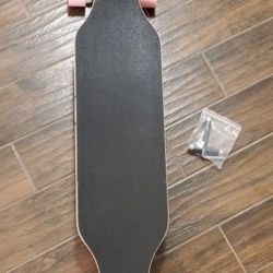 Black Longboard 41 Inches Never Ridden With Skate Tool