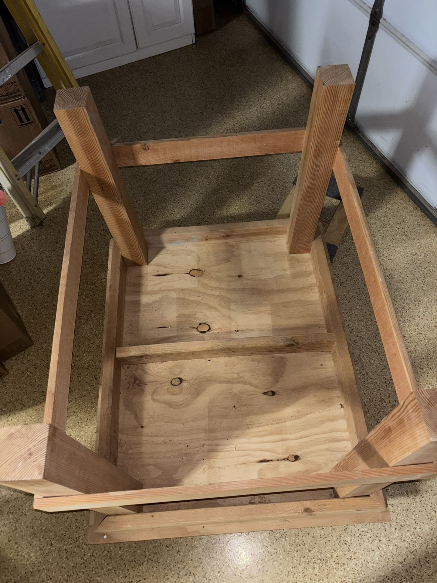 Unfinished Solid Pine Table - Endless DIY Potential!