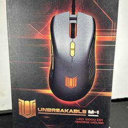 M-1 Wired Gaming Mouse – High-Performance PC Gaming Mouse with 12,000DPI Adjustable Sensor – Mouse Wired Gaming Accessories for Desk – Ergonomic Light