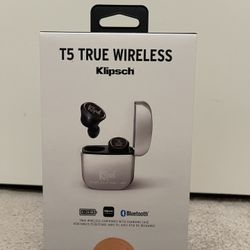 Brand New Klipsch T5 TRUE WIRELESS EARPHONES