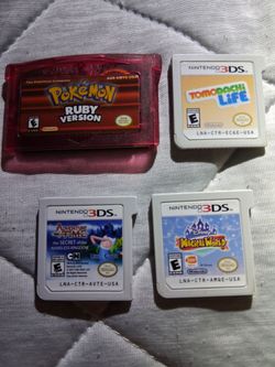 Nintendo 3ds and advance sp games