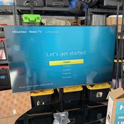 Hisense 4K 58” TV with stand 