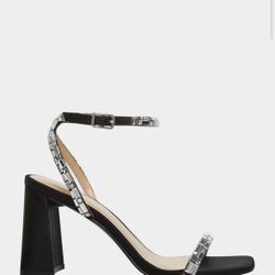 Betsy Johnson Rhinestone block heels