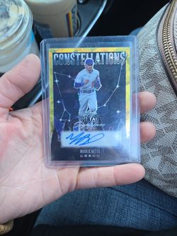 Mookie Betts Constellations Baseball Card 