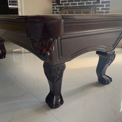 Bar Size Pool Table 7’ (Free Delivery & Pro Setup) New Felt Any Color + All Accessories Provided 