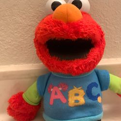 Sesame Street Elmo Talks, Sings The Alphabets and Music 12”  Plush 