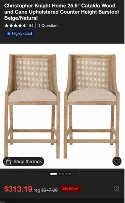 Brand New Set of 2 Bar Stools – Still in Box