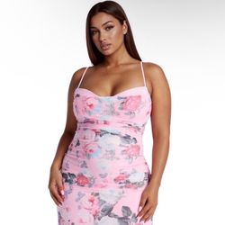 Size 2X Fashion Nova Midi Dress