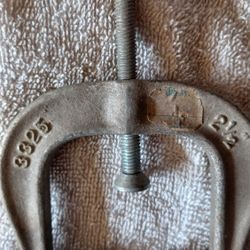 Vintage Pony Brand Two And A Half Inch Edge Clamp See Pictures