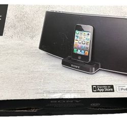 SONY Bluetooth Speaker Dock RDP-X200ip With Power Cord. Like New