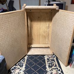 Pegboard Wall Cabinet
