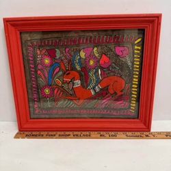 Mexican Folk Art Horse Painting 